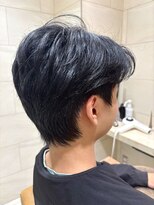 ピークアブー アヴェダ 池袋東武(PEEK-A-BOO AVEDA) センターパート黒髪ウルフ