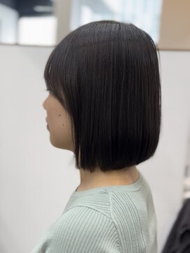 20代ボブ　30代ボブ　40代ボブ　切りっぱなしボブ