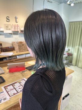 インナーカラー/バレイヤージュカラー/ボブ