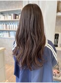 福山人気20代30代40代ロングヘア巻き髪ショコラブラウン艶髪美髪
