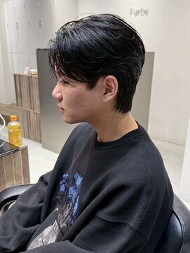 ファルベ(Farbe) サーフカール/刈り上げセンターパート/波巻きツイストスパイラル