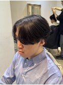 毛流れセンターパート