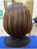 髪質改善でツヤとまとまりのある大人ボブ