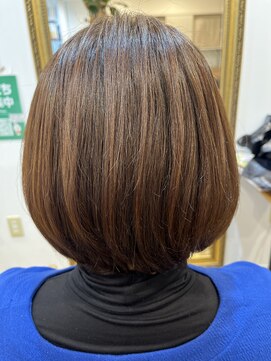 ドリーム 髪質改善でツヤとまとまりのある大人ボブ