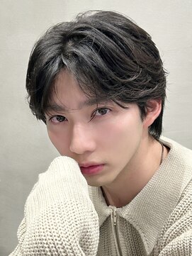 ロンドオム 池袋(Lond Homme) men's/メンズ/ダウンパーマ/黒染め/韓国/ブルーブラック/池袋