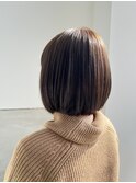 グレージュ/オーガニックカラー/ボブ/20代30代40代