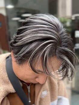 レディアル 大宮(REDEAL ope.)の写真/【メンズにも大人気】イメチェンや気になる白髪のお悩みに*［白髪ぼかし/ハイライト/バレイヤージュ/大宮］