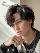 ニコトウキョウ 新宿(nico TOKYO)&nbsp;メンズセンターパートシャドウパーマ襟足あり