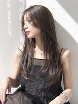 アッシュ 学芸大学店(Ash)&nbsp;ロング/レイヤー/大人女性/ダークモカ/髪質改善カラー/美髪矯正