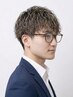 メッシュキャップハイライト+Anyパーマ+メンズカット
