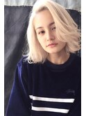【vision】blondgirl ×　切りっぱなしbob 
