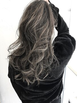 ルモア(RUMOR) Rumor×「外国人3Dハイライトカラー」ラベンダーアッシュ