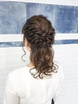 ルミネート 大塚店(Ruminate) 編み込みハーフアップ【大塚/池袋/新大塚】