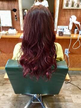 ヘアーサロン アトリエ(Hair salon ATORIE) 秋冬にオススメ♪ベリーピンクカラー☆