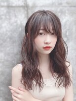 ブルーダー(Bruder)&nbsp;大人カジュアル　大人巻き髪　セミロング　透け感　ウェーブ