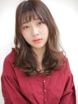 アグ ヘアー サンド 小倉守恒店(Agu hair sand) 大人可愛いガーリーセミロング