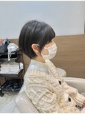 【縮毛矯正】丸みショートボブ