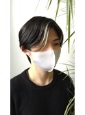 センター分け