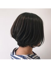 フィール 磐田 本店(feel) 白髪染めハイライトショートボブ