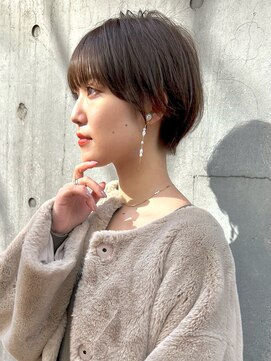 ジアン バイ ミルボン NU茶屋町+(GIEN by milbon) マッシュショートなのにくびれショート！@田中俊成