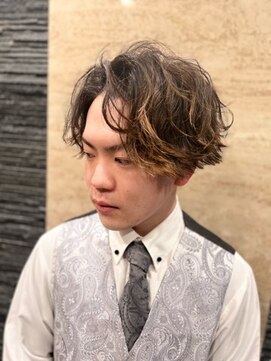 プレミアムバーバー 目黒店(PREMIUM BARBER produce by HIRO GINZA) ゆるふわマッシュ