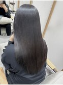髪質改善*黒髪ショコラアッシュカラー*美髪【Zina 北千住】