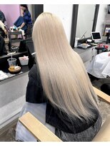 ディーカヘアーセンダイ(Di KA HAIR sendai) white blond/ハイトーン/ブリーチカラー/ケアブリーチ/ブリーチ