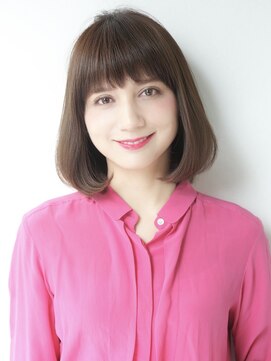 アンフィニー 銀座(ANFINI) ＊東京　銀座　ひし形　ボブ　髪質改善　スタイリング簡単内巻き