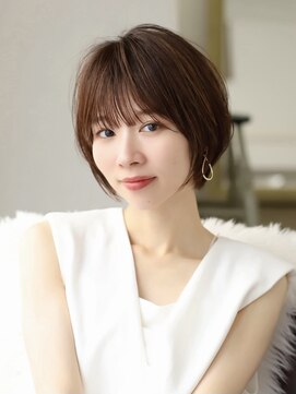 アンド ストーリーズ(&STORIES) ショートボブ髪型30代40代50代前髪あり前髪なし面長丸顔【倉田】