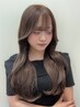  【ブリーチなしで透明感♪】ブリーチなしダブルカラー＋潤いTR ￥8800