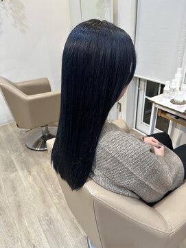 ジュエ ヘアー デザイン(Jue hair design) ネイビーブラック