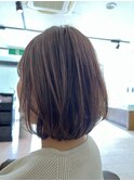 ふんわりミディアムボブ/小牧/髪質改善/トリートメント