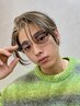 [メンズ限定］デザインカラー+カット+TR ￥13500