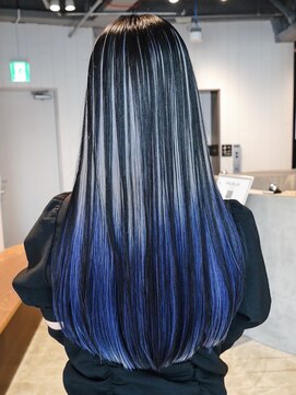 ロングおくれ毛前髪カット韓国ヘア美髪_ba553451