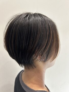 アース 天満橋店(HAIR & MAKE EARTH) 大人可愛い◎秋の絶壁解消ショートボブ