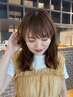 似合わせカット+ナチュラルパーマ+トリートメント￥14850→￥8800