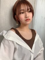 ボタニウム バイ アールサロン(BOTANIUM by RrSALON)&nbsp;丸みガーリーショート×カッパーブラウン☆