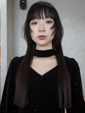 ジュール(JOULE'S) フェイスレイヤー/パーマ落とし/黒髪/モード/レイヤーカット