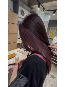 髪質改善カラー・ピンクブラウン・レッドブラウン【豊見城】