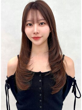 エジョン 三鷹店(Aejon) 韓国レイヤー/ワインレッド/マロンベージュ/イメチェン/吉祥寺