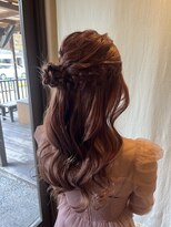 ココカラヘアー ニコ(cococara hair nico) お呼ばれヘア/同窓会ヘア/ハーフアップ/くるみちゃんヘアセット