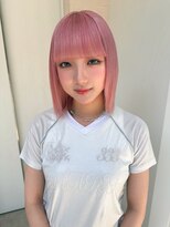 エン 栄店(enne)&nbsp;ミルクティーブラウン/大人ガーリー/ミディアムレイヤーカット