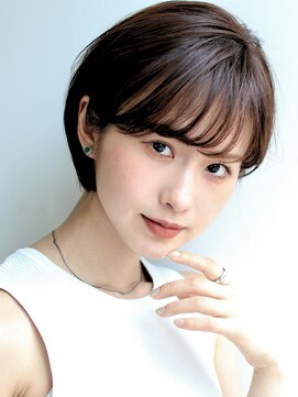 グリーン レーベル 川崎店(Green label) 柔らか質感の大人ショートボブ
