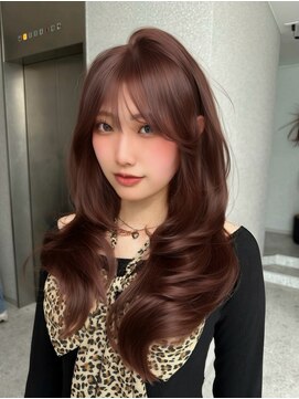 天神美容室 海外レイヤーカットハッシュカット