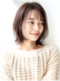 【57.ミディアムボブ・切りっぱなしボブ・外ハネミディ】