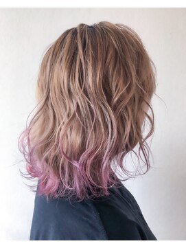 セットアップ 岡山北長瀬店(SET-UP) デザイン裾カラーケアブリーチダブルカラー春カラー