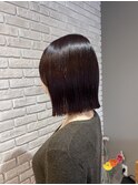 切りっぱなしボブ