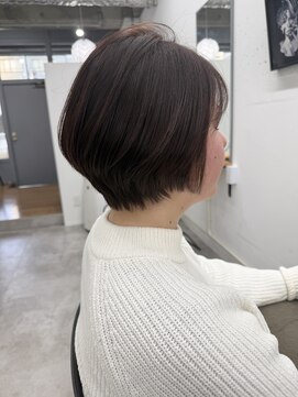 フリー(Free.) 前髪イメチェンピンクベージュクールショート