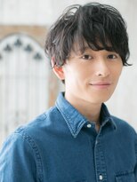 トニーアンドガイメン ホテル京阪仙台店(TONI&GUY MEN)&nbsp;20代30代リクルートアッシュブラック重めマッシュパーマk仙台