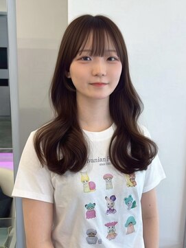 ルージュシー(RU10C) レイヤーカット/ブリーチなしダブルカラー/グレージュ/ベージュ